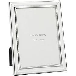 Foto van Luxe zilveren fotolijstje / fotoframe 19 x 24 cm - fotolijsten