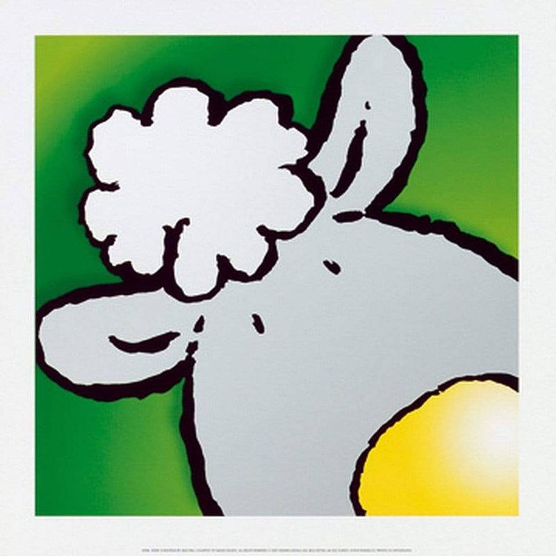 Foto van Jean paul courtsey - sheep kunstdruk 30x30cm