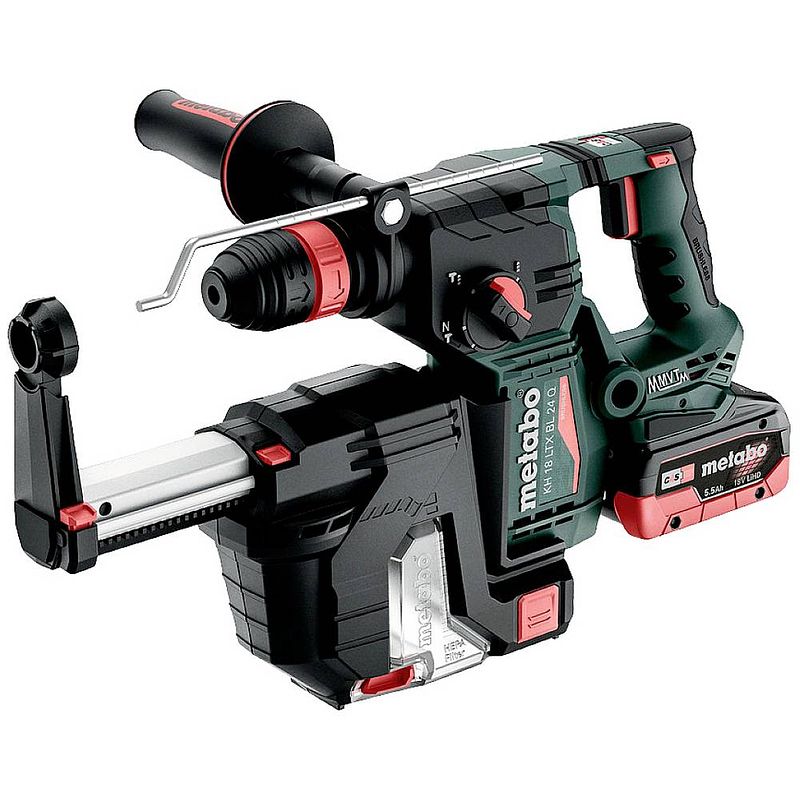 Foto van Metabo kh 18 ltx bl 24 q sds-plus-accu-combihamer 18 v 5.5 ah