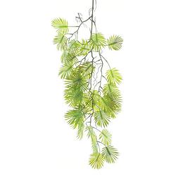 Foto van Hanging mini palm spray green 97 cm kunstbloemen