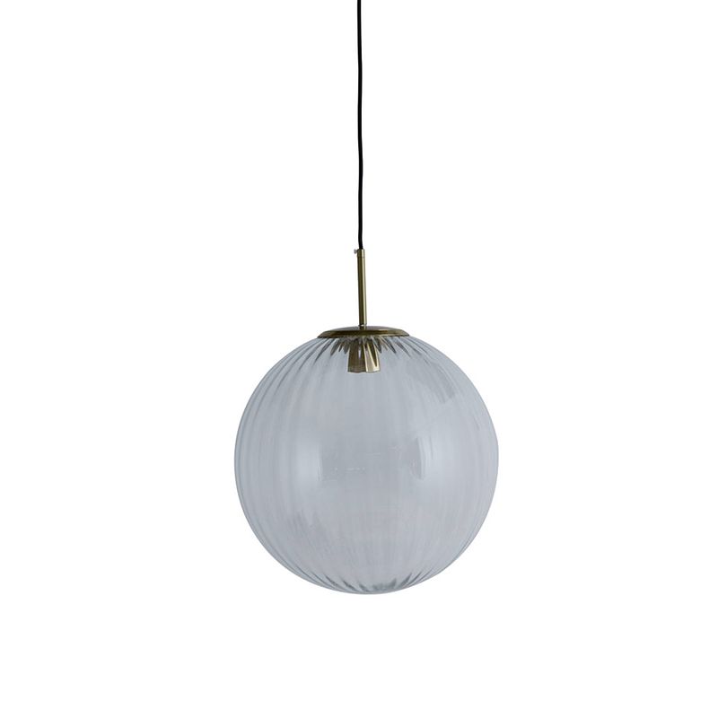 Foto van Light & living - hanglamp magdala - 40x40x40 - grijs