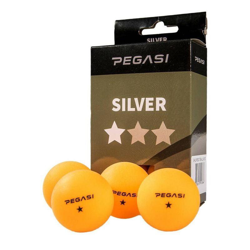 Foto van Pegasi 1 ster pingpong ballen 6st. oranje