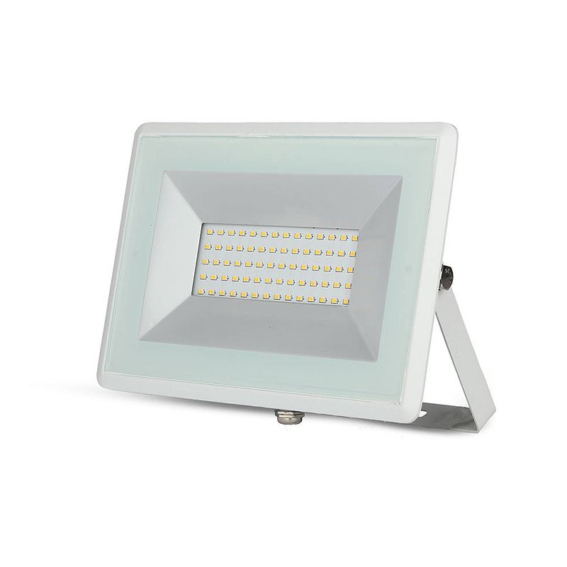 Foto van V-tac vt-4051w e-serie led schijnwerpers - wit - ip65 - wit - 50w - 4250 lumen - 4000k