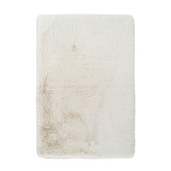 Foto van Kayoom - hoogpolig badkamer tapijt - wasbaar - wit - 65 x 100cm - antislip - douchemat - badmat - wc mat
