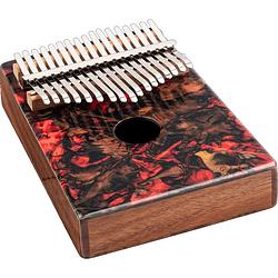 Foto van Meinl ka17lv sound hole designer series lava kalimba c-majeur