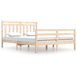 Foto van Infiori bedframe massief hout 160x200 cm