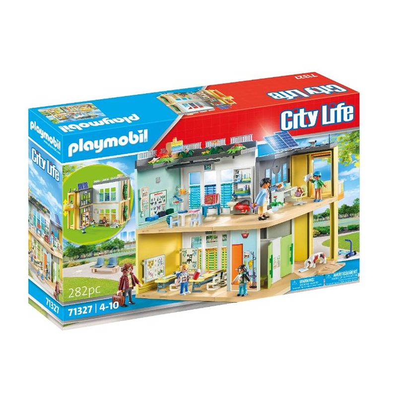 Foto van Playmobil city life grote school 71327