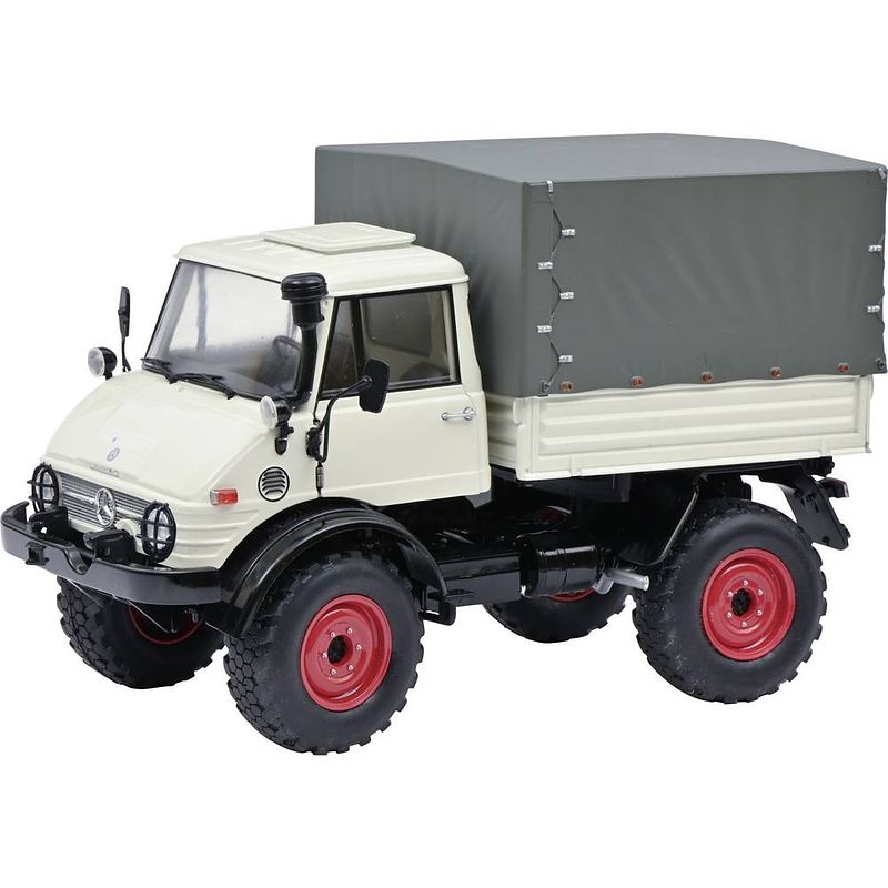 Foto van Schuco unimog 406 1:18 vrachtwagen