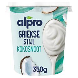 Foto van Alpro greek style kokosnoot 350g bij jumbo