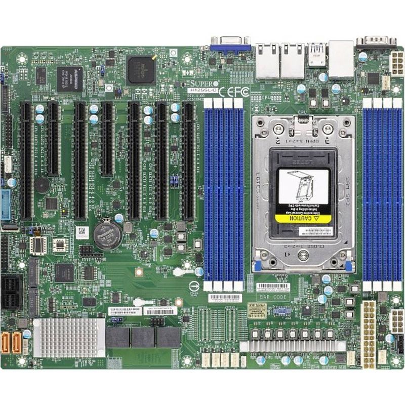 Foto van Supermicro mbd-h12ssl-c-o moederbord socket amd sp3 vormfactor atx