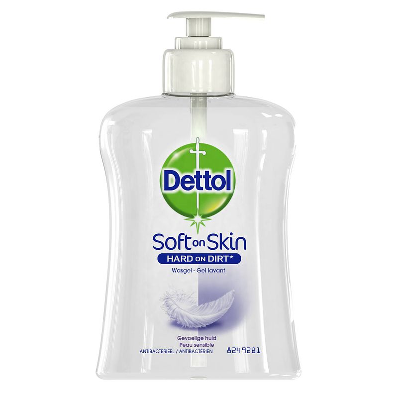 Foto van Dettol handzeep - gevoelige huid - 250ml