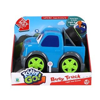 Foto van Kiddygo auto pick up truck 19 cm met licht en geluid blauw