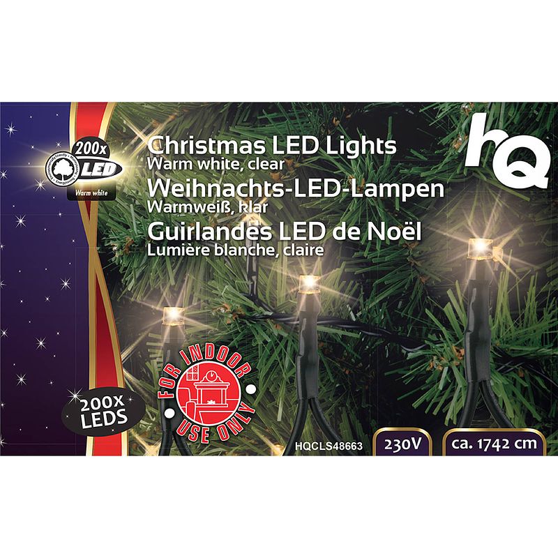 Foto van Kerstverlichting 200 led warm wit 17,4m