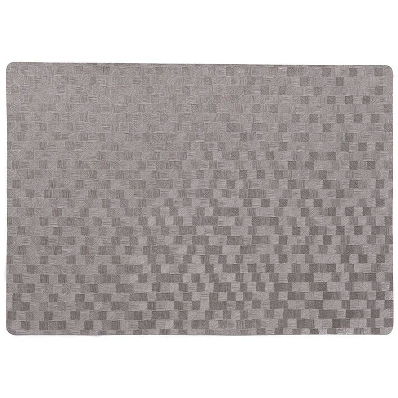 Foto van Stevige luxe tafel placemats stones grijs 30 x 43 cm - placemats