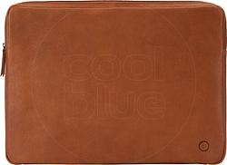 Foto van Bluebuilt 17 inch laptophoes breedte 39 cm - 40 cm leer cognac