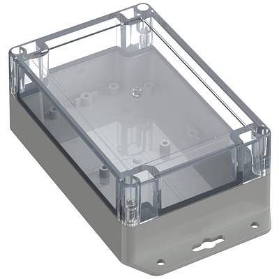 Foto van Tru components tc-10860812 universele behuizing 150 x 100 x 60 abs-pc lichtgrijs 1 stuk(s)