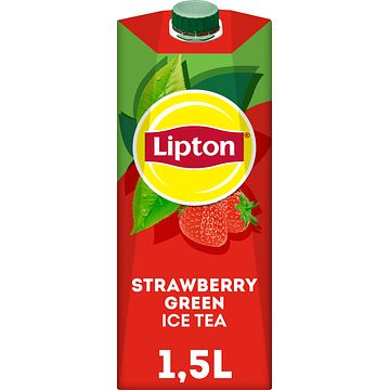 Foto van Lipton ice tea green strawberry 1, 5l bij jumbo