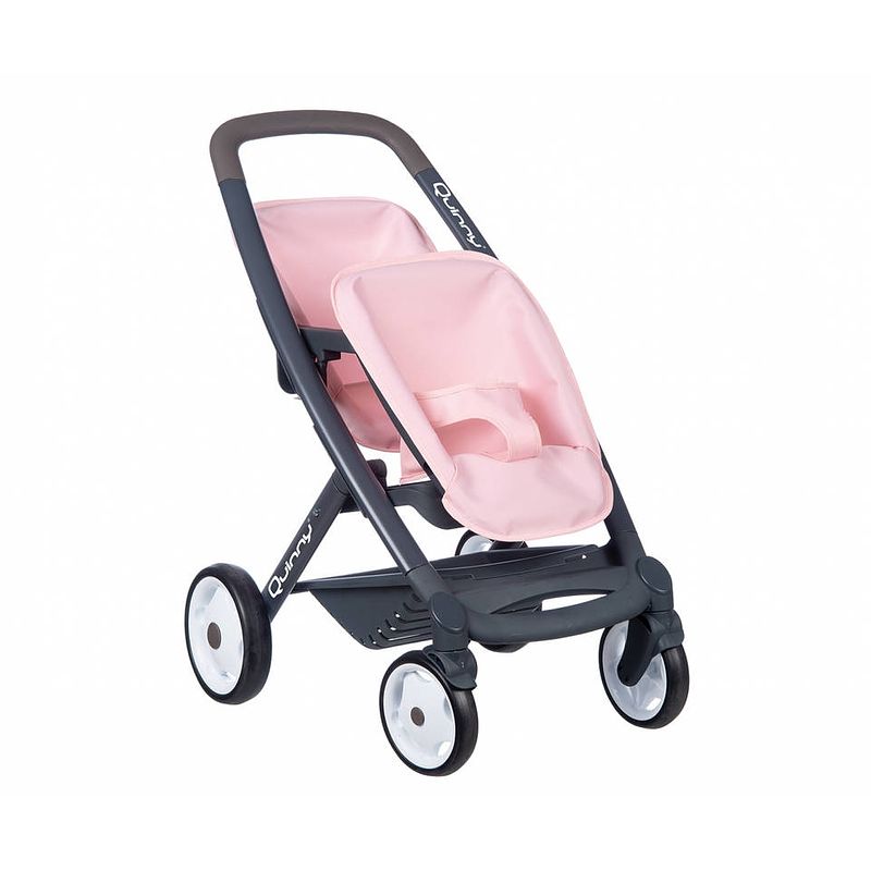 Foto van Smoby maxi cosi en quinny tweeling poppenwagen