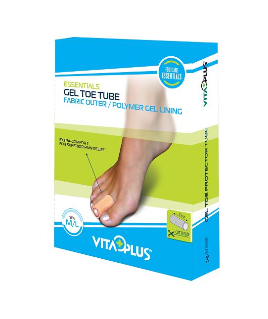 Foto van Vitaplus essentials gel toe tube maat m/l