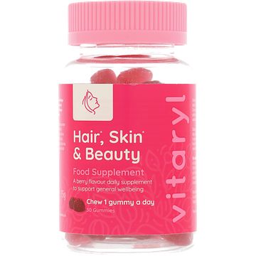 Foto van Vitaryl hair & beauty gummies 30 stuks bij jumbo