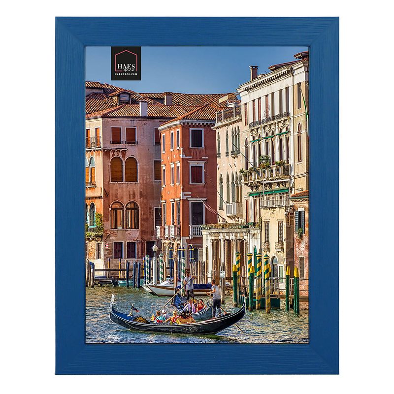 Foto van Haes deco - houten fotolijst venezia blauw 13x18 -sp12618