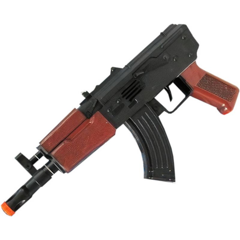 Foto van Lg-imports speelgoedgeweer shooter junior 29,5 cm zwart/bruin