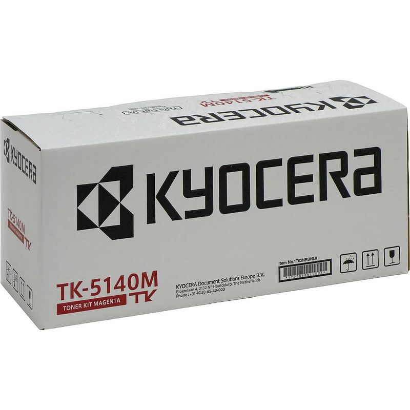 Foto van Kyocera toner tk-5140m 1t02nrbnl0 origineel magenta 5000 bladzijden