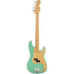 Foto van Fender vintera 50s precision bass sea foam green mn met gigbag