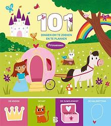 Foto van 101 dingen om te zoeken en te plakken prinsessen - paperback (9789403229652)
