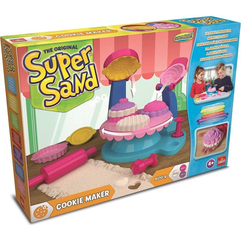 Foto van Goliath super sand cookie maker speelzand 8-delig