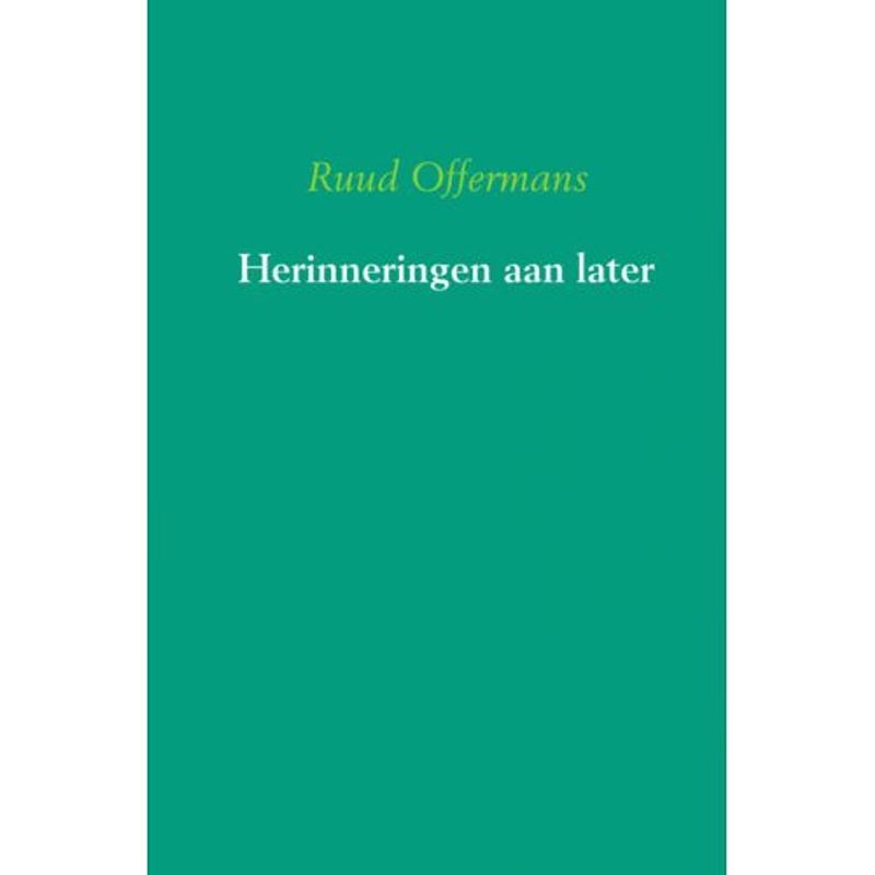 Foto van Herinneringen aan later