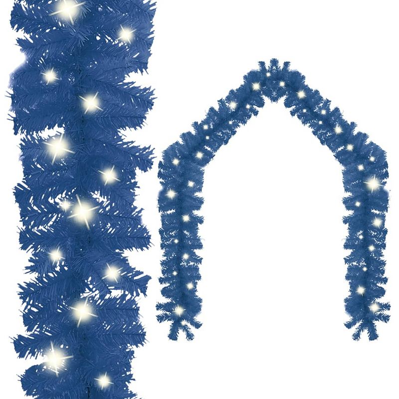 Foto van Vidaxl kerstslinger met led-lampjes 10 m blauw