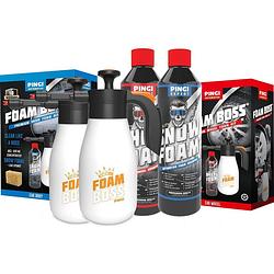 Foto van Pingi foam boss premium snow foam kit + premium wheel foam kit