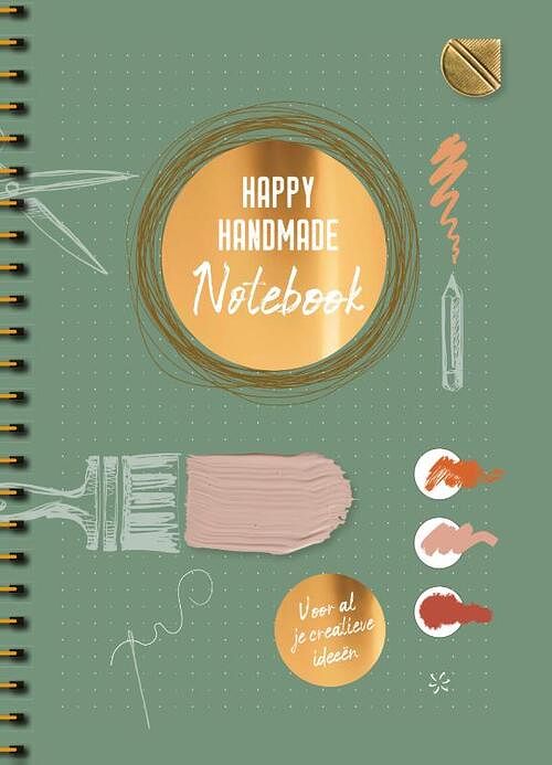 Foto van Happy handmade notebook - lisanne multem - hardcover (9789077330432)