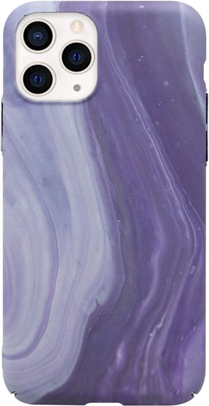 Foto van Bluebuilt purple marble hard case apple iphone 11 pro max back cover