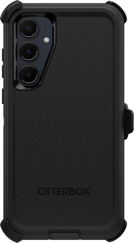 Foto van Otterbox defender samsung galaxy a55 back cover zwart