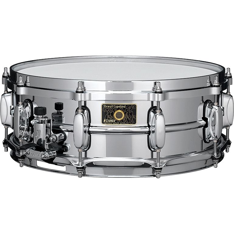 Foto van Tama sc145 stewart copeland signature snaredrum 14 x 5 inch