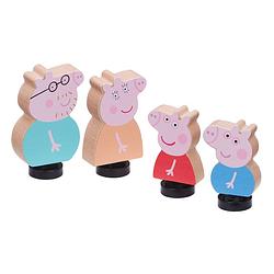 Foto van Peppa pig houten speelgoed - 4 figuren