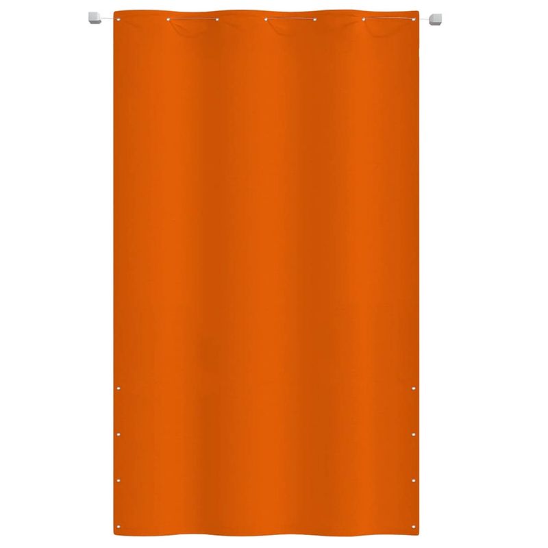 Foto van The living store balkonscherm - oxford stof - 140 x 240 cm - waterbestendig - oranje