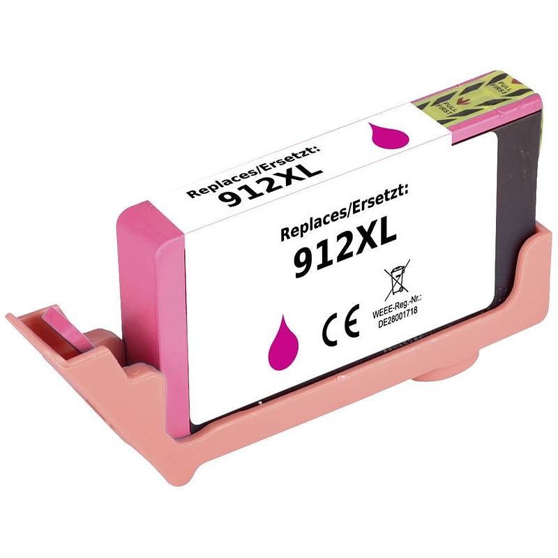 Foto van Renkforce inkt vervangt hp 912 xl (3yl82ae) compatibel magenta rf-i-hp912xlm rf-5706054