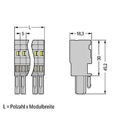 Foto van Wago 769-102/000-037 connector, female 100 stuk(s)