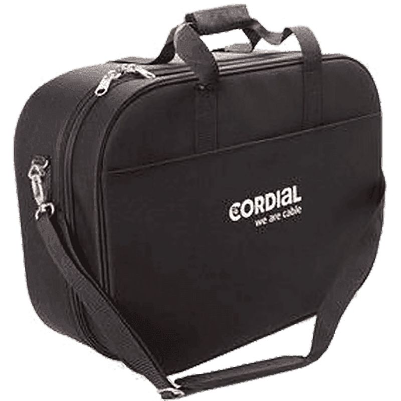 Foto van Cordial cyb-stagebox-case draagtas voor stageblock met schouderband - zwart