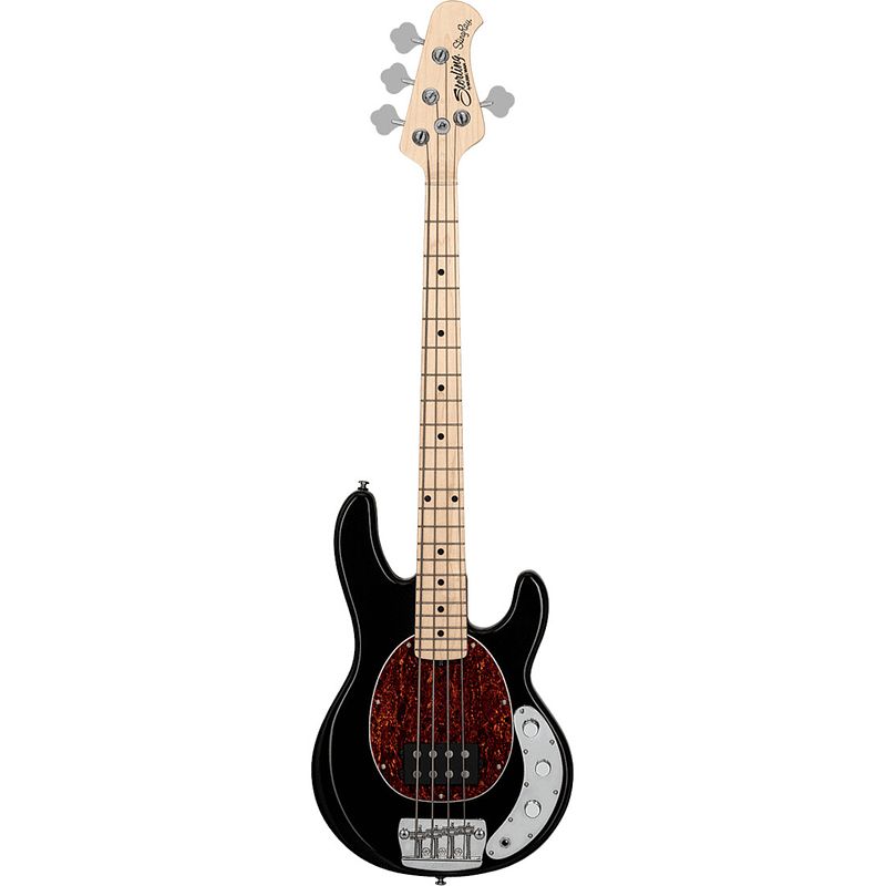 Foto van Sterling by music man rayss4 stingray short scale black elektrische basgitaar