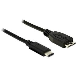 Foto van Delock usb 3.1 type c male superspeed > usb type micro-b male 1 meter