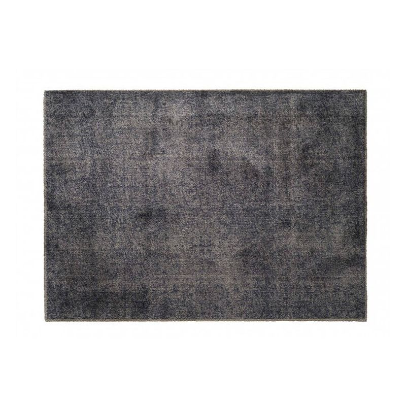 Foto van Schoonloopmat/karpet soft&deco velvet greige 140 x 200 cm