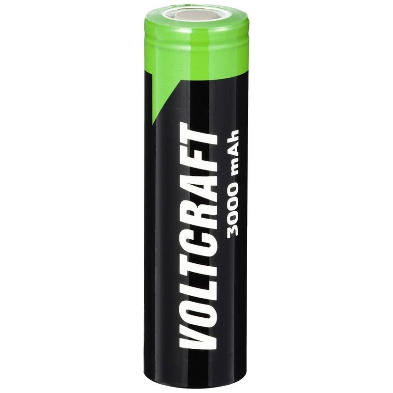 Foto van Voltcraft vc-li 3,6-3000 speciale oplaadbare batterij 18650 li-ion 3.6 v 3000 mah