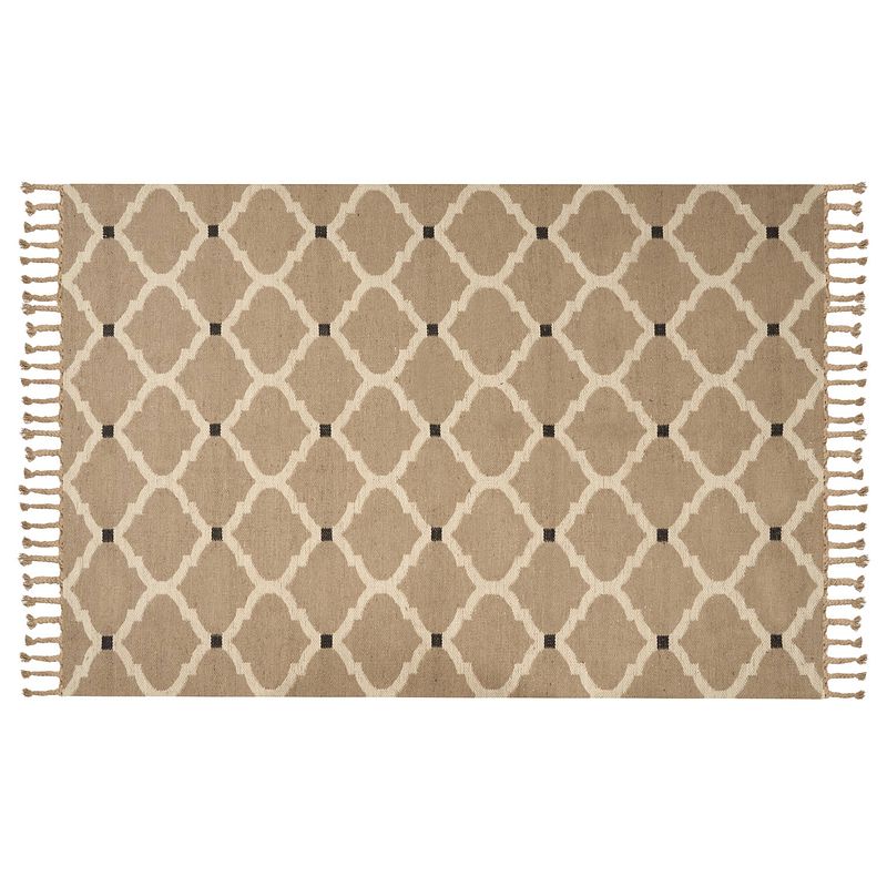 Foto van Beliani orencik - gevlochten-beige-jute