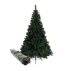 Foto van Kunst kerstboom/kunstboom groen 120 cm in opbergzak - kunstkerstboom