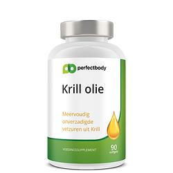 Foto van Perfectbody krill olie capsules - 90 softgels