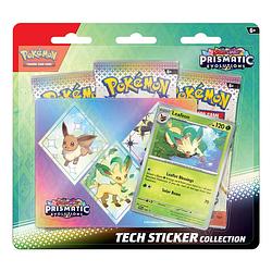 Foto van Pokémon tcg scarlet & violet prismatic evolutions tech sticker collection leafeon